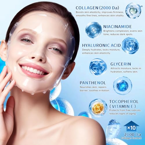 Collagen Skincare Set for Women – 7Pcs Face Care Kit with - Product Imagery