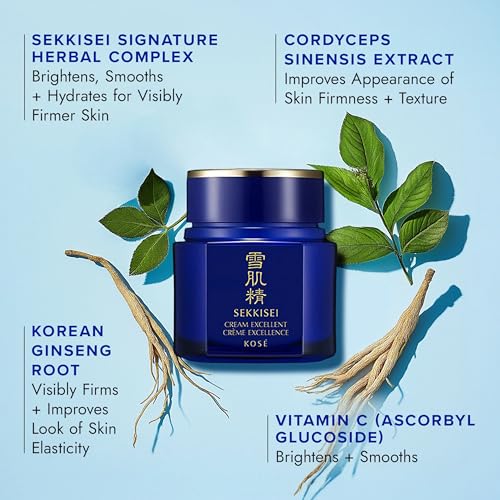 SEKKISEI Cream Excellent Anti-Aging Facial Moisturizer, 1.7 oz - Product Imagery