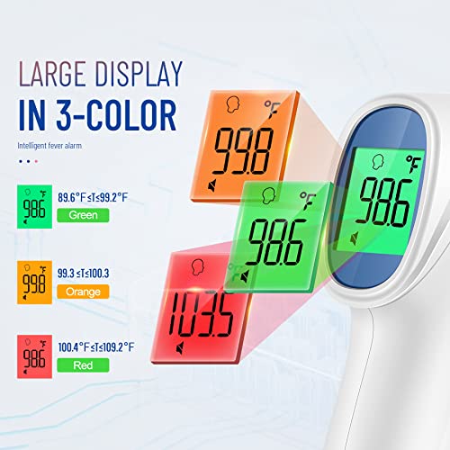 Forehead Thermometer for Adults and Kids, Non Contact, Fast - Product Imagery