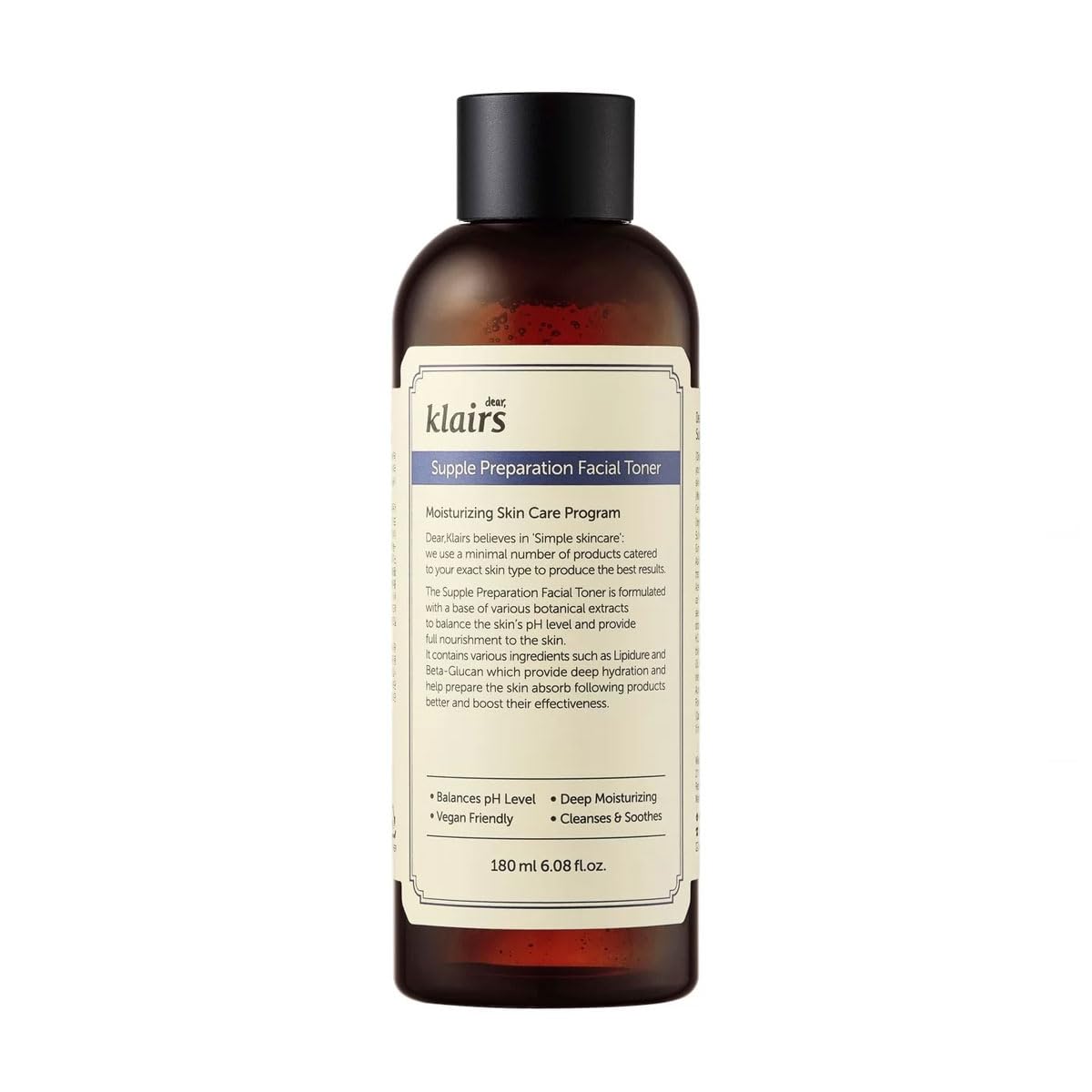 DearKlairs Supple Preparation Facial Toner Korean Hydrating, 6.08 Fl Oz – close-up detail