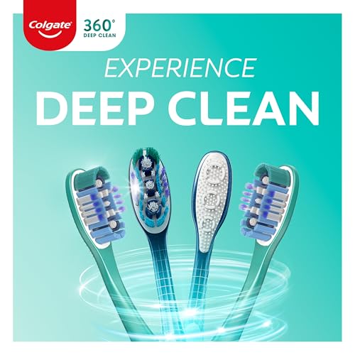 Colgate 360 Soft Toothbrushes, 4 Pack - Product Imagery