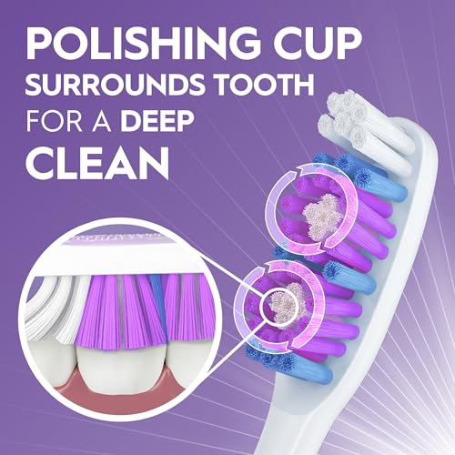 Oral-B 3D White Manual Toothbrush, 4-Pack, Stain Eraser, Soft - Product Imagery