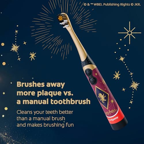 Colgate Kids Harry Potter Battery Electric Toothbrush, Extra - Product Imagery