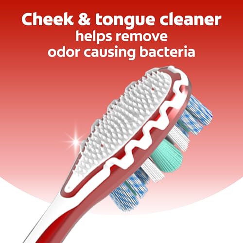 Colgate 360 Advanced Whitening Toothbrushes, Medium, 4 Pack - Product Imagery
