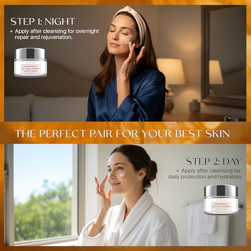 Skin 2.0 Vitamin C & Collagen Face Moisturizer – Anti Aging Day - Product Imagery