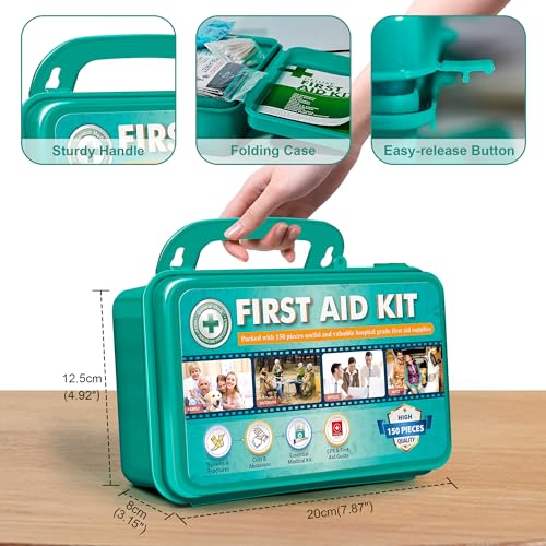 General Medi 150 Pieces Hardcase First Aid Kit - First Aid Box - Product Imagery