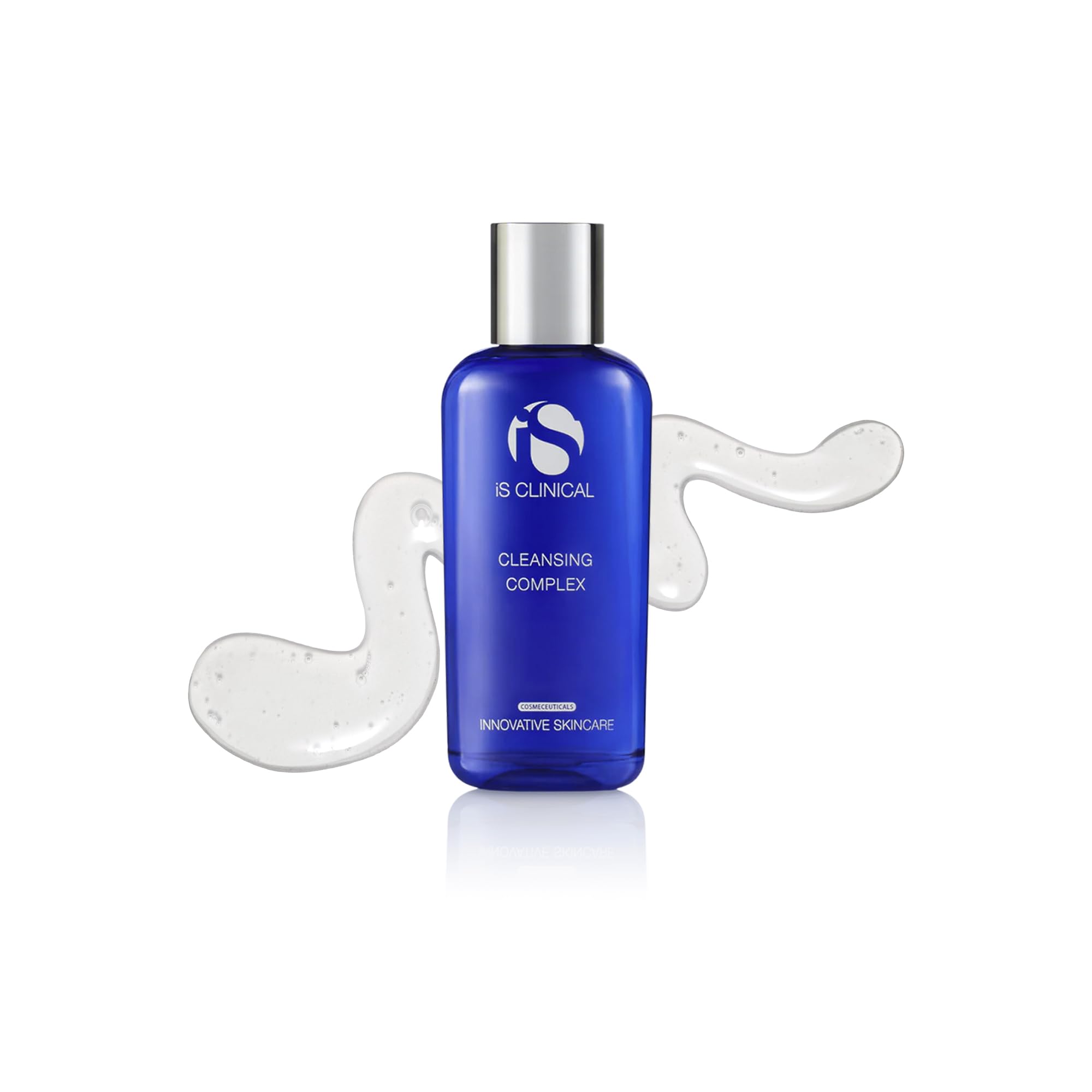 iS CLINICAL Cleansing Complex 3-in-1 gentle face wash and makeup remover for blemish-prone skin, deep pore cleansing.
