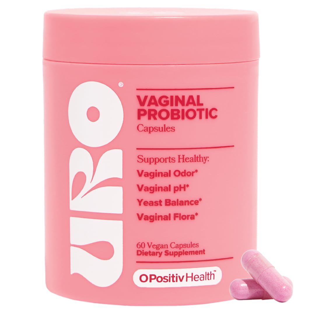 URO Vaginal Probiotics for Odor, Flora & pH Balance – 1-Month - Product Imagery
