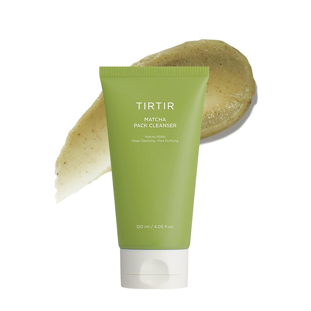 TIRTIR Matcha Pack Cleanser | Deep Pore Cleanser & Exfoliating - Product Imagery