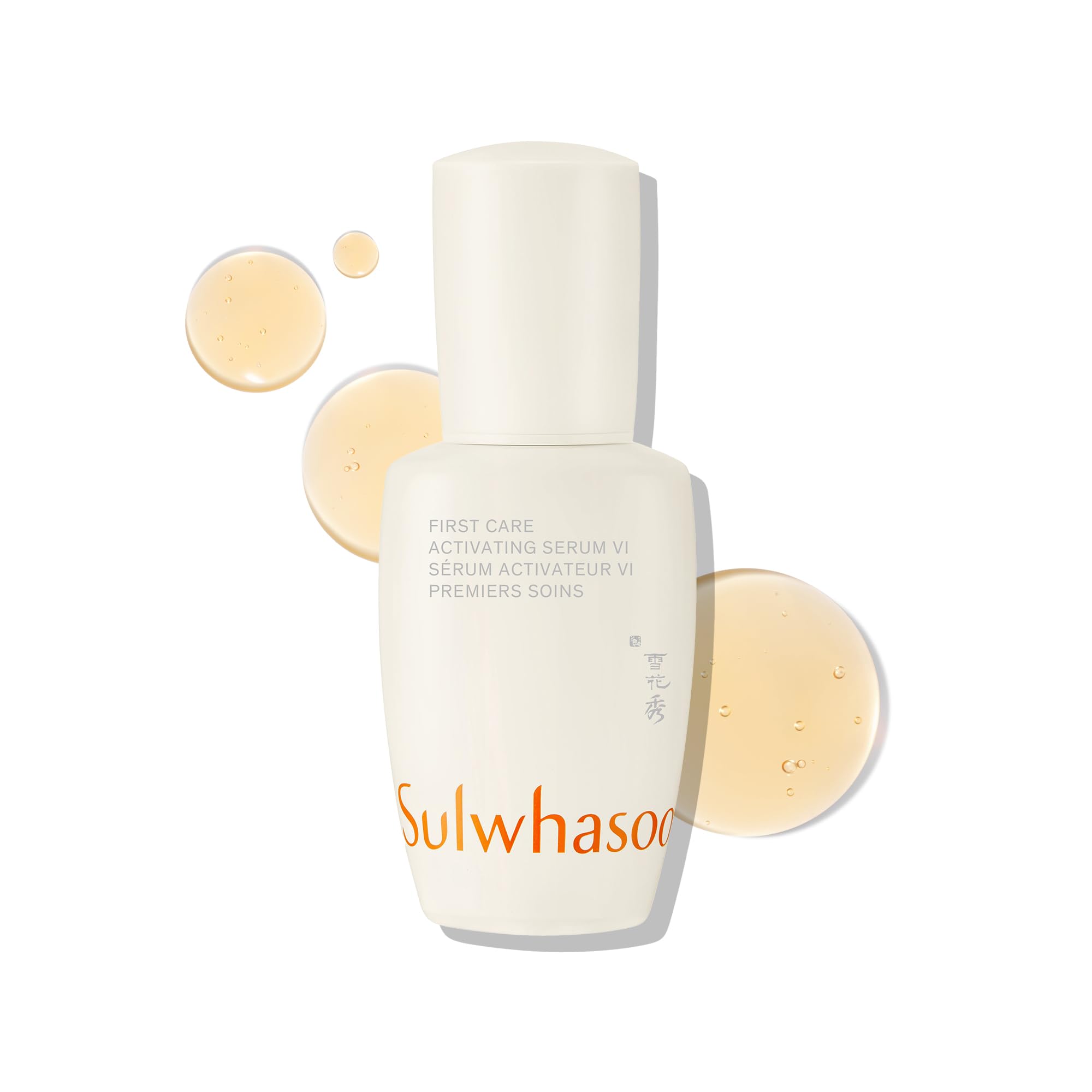 Sulwhasoo First Care Activating Serum with Ginseng in a 0.5 fl. oz. bottle, showcasing the Korean skincare product for glowing skin.