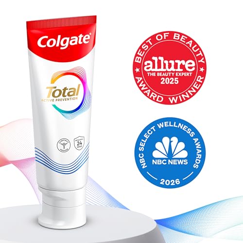 Colgate Total Whitening Fluoride Toothpaste, Mint, 2 Pack, 5.1 oz - Product Imagery