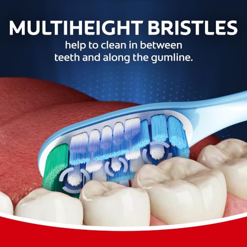 Colgate 360 Deep Clean Toothbrush with Soft Bristles, 5 Pack, - Product Imagery
