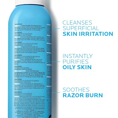 La Roche-Posay Serozinc Zinc Face Toner for Oily Skin, Face - Product Imagery