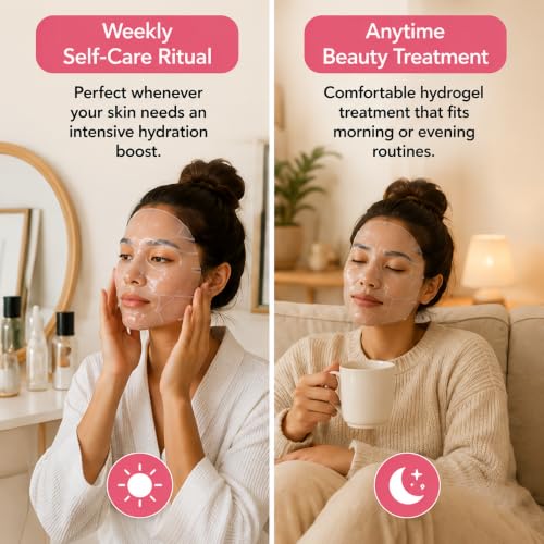 Global Beauty Care Collagen Hydrogel Face Mask - Hydration & - Product Imagery
