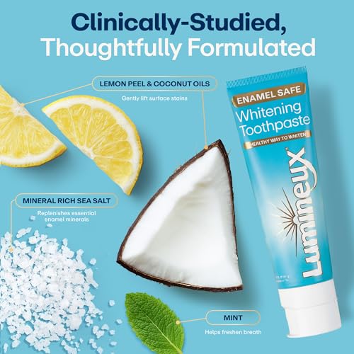 Lumineux Teeth Whitening Toothpaste, Peroxide Free, 3.75 oz, 2 - Product Imagery