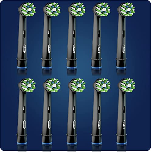 Oral-B Pro Cross Action Black Replacement Brush Heads for - Product Imagery