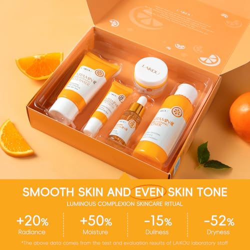 Vitamin C Skincare Set,Face Skin Care Set for Women,Vitamin C - Product Imagery