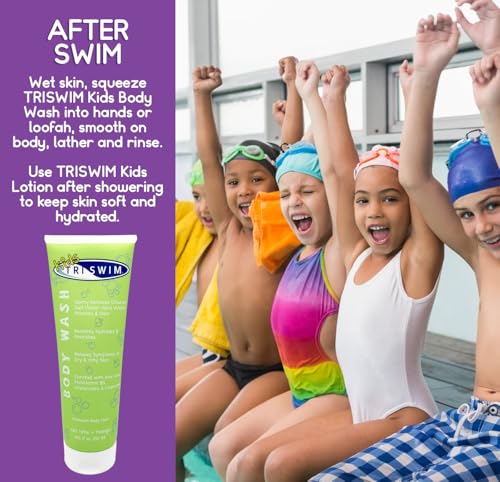 Triswim Kids Scented Body Wash After Swimmer Skincare, Chlorine - Product Imagery