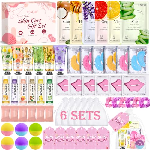 KONEUK 60PCS Spa Party Supplies for Girls, Sleepover Party Supplies for Women