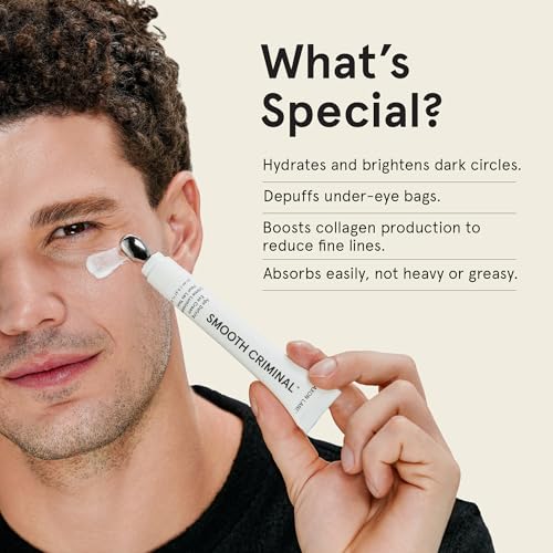JAXON LANE Smooth Criminal Under Eye Cream for Men, 0.7 Oz - Product Imagery
