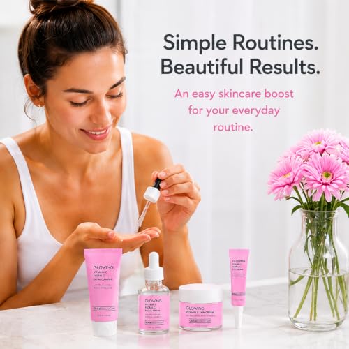 Global Beauty Care Glowing Vitamin C Skin Care Routine Bundle Kit - Product Imagery