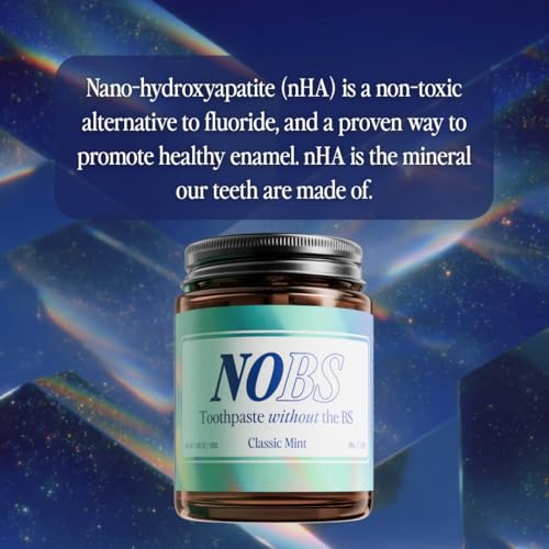 NOBS (No Bad Stuff) Toothpaste Tablets - Nano Hydroxyapatite, - Product Imagery