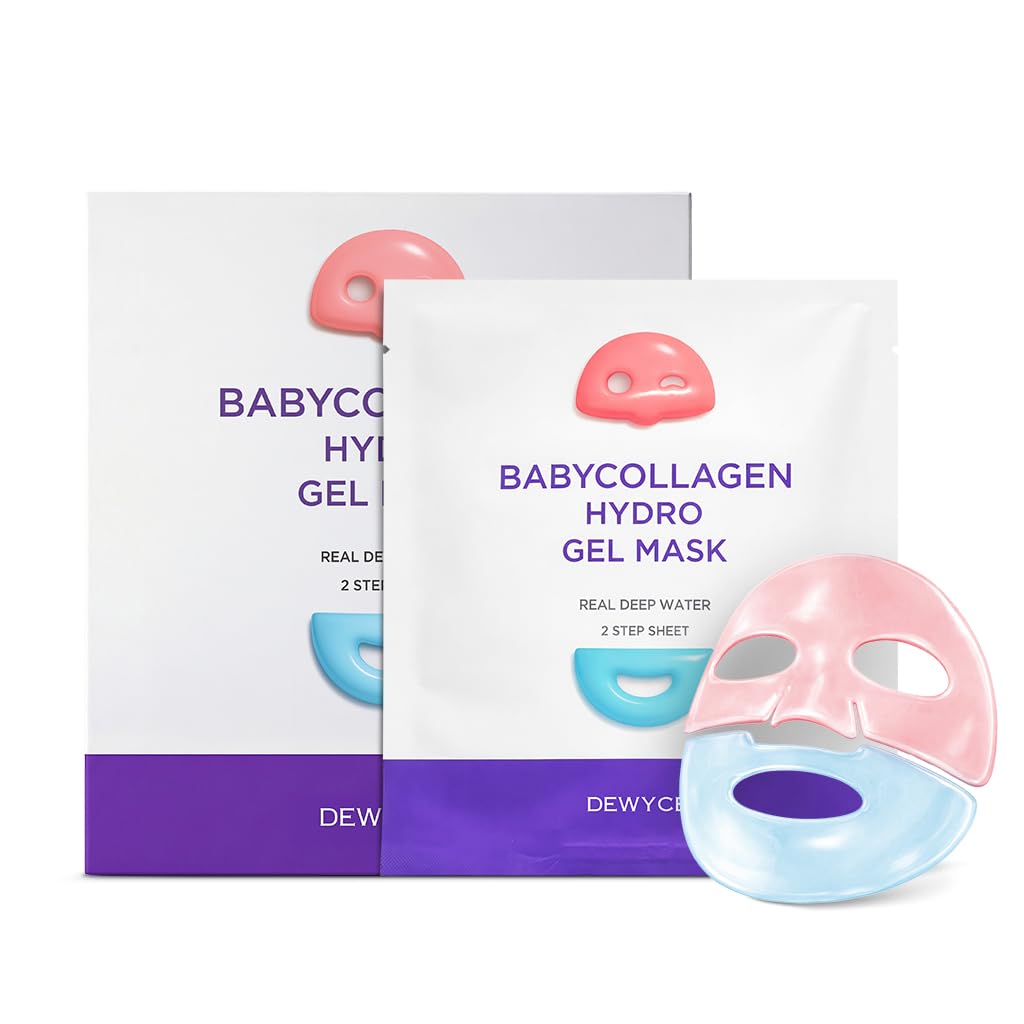 DEWYCEL BabyCollagen Hydro Gel Mask | 2-Step Gel Face Mask for - Product Imagery