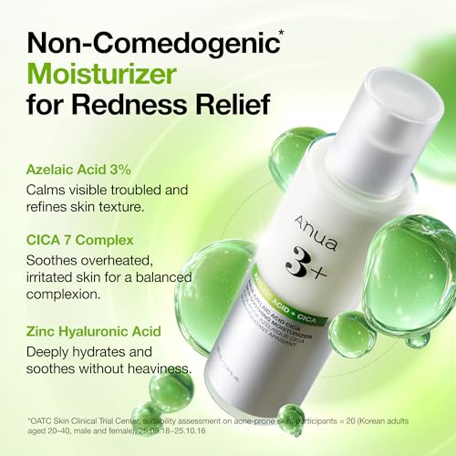 ANUA Azelaic Acid CICA Skin Soothing Moisturizer, 3.38 fl oz - Product Imagery