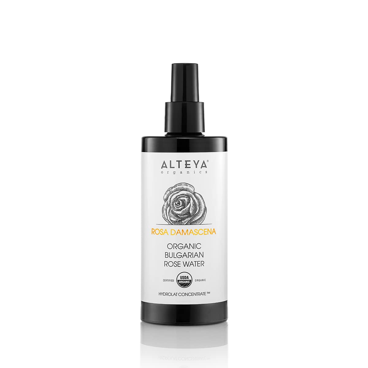 Alteya Organics Rose Water USDA Organic Facial Toner 6.8 Fl Oz - Product Imagery