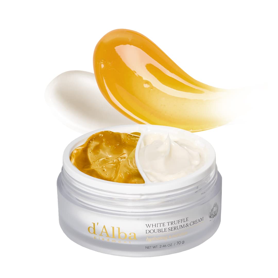 d'alba Piedmont White Truffle Double Serum & Cream (2.46 oz) - Product Imagery
