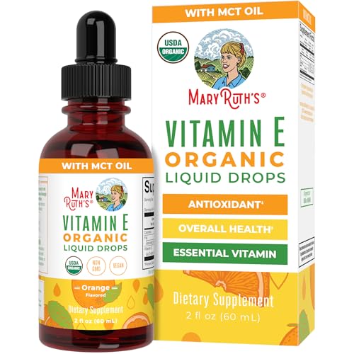 MaryRuth Organics USDA Vitamin E Liquid Drops 2 Month Supply | - Product Imagery