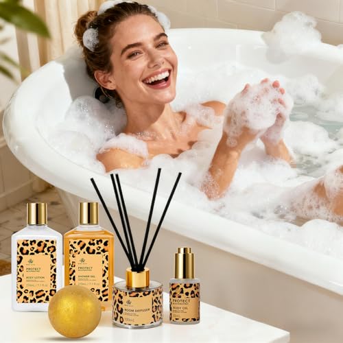 35 Pcs Gifts for Women, Women Honey & Almond Bath & Body Gifts - Product Imagery