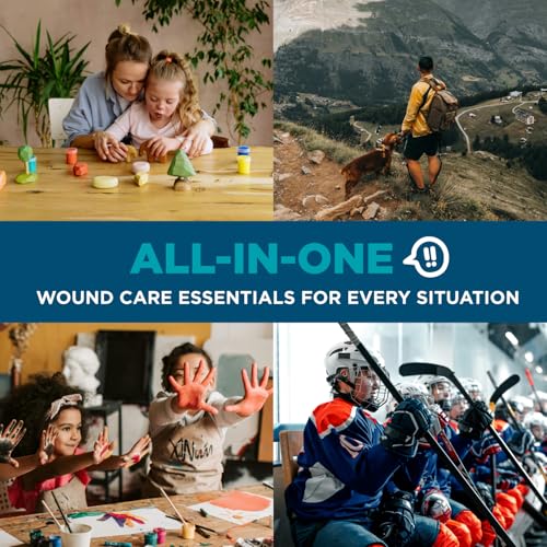 Be Smart Get Prepared 110 pc First Aid Kit: Clean, Treat, - Product Imagery
