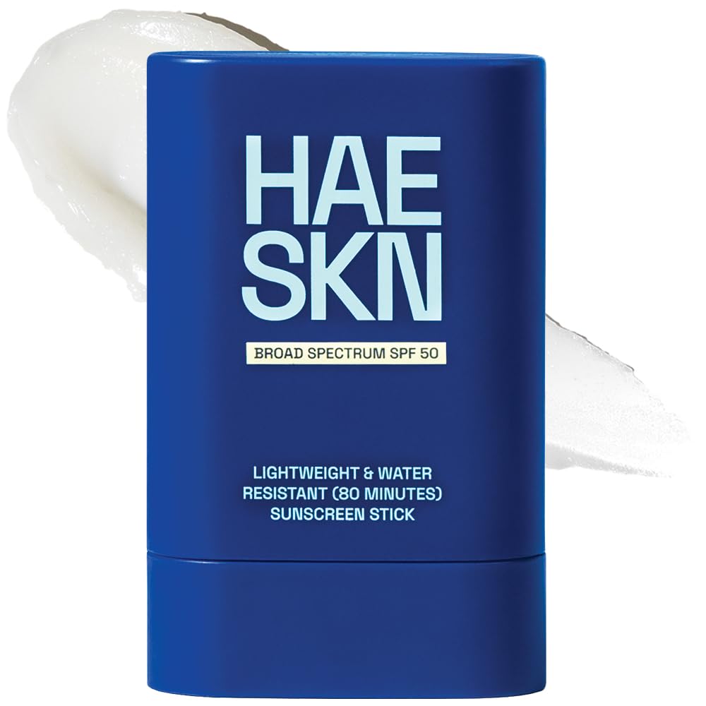 HAESKN Korean Sunscreen Stick SPF 50 PA++++ Face Sunblock, No White Cast – product photo (Facial Sunscreens)