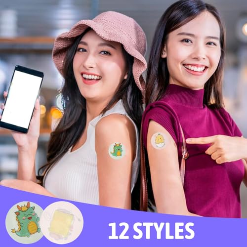 120Pcs Kids Bandages 12 Styles Zodiac Themes Animal Pattern - Product Imagery