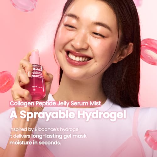 BIODANCE Collagen Peptides Jelly Serum Mist, Hydrating Face - Product Imagery