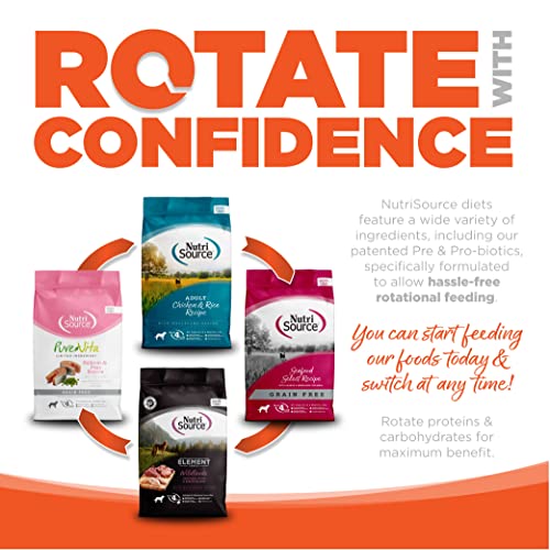 NutriSource Performance Dog Food, Made with Chicken and Rice, - Product Imagery