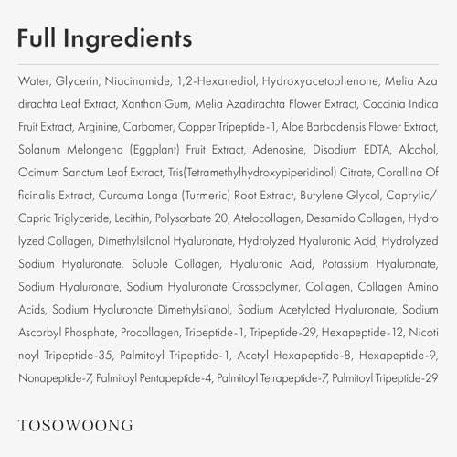 TOSOWOONG Copper Peptide Face Serum, Anti-Aging for Fine Lines, - Product Imagery