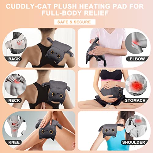 Microwave Heating Pad for Period Cramps Pain Relief, 16"×12", - Product Imagery