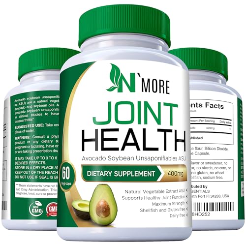 N'More Avocado Soybean Unsaponifiables Supplements - ASU Joint - Product Imagery