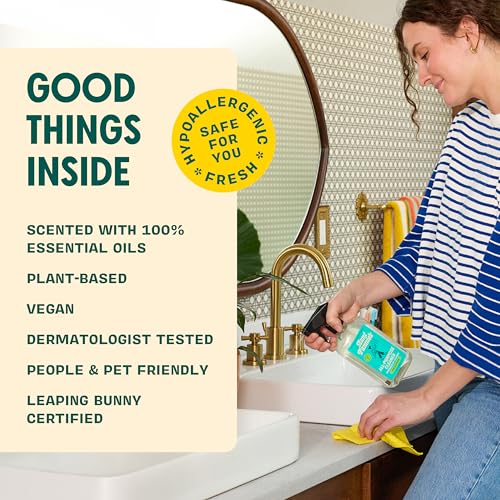 Aunt Fannie's All Purpose Vinegar Cleaner Spray, Lemon, Refill - Product Imagery