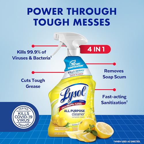 Lysol All Purpose Cleaner Spray, Multi-Purpose Disinfecting - Product Imagery