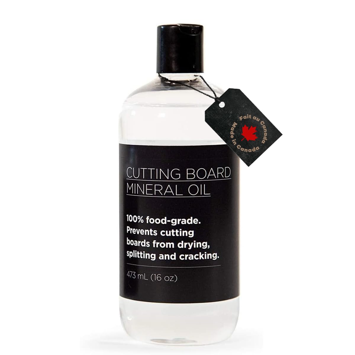 WoodForChef Cutting Board Food Grade Mineral Oil (16 oz) - - Product Imagery