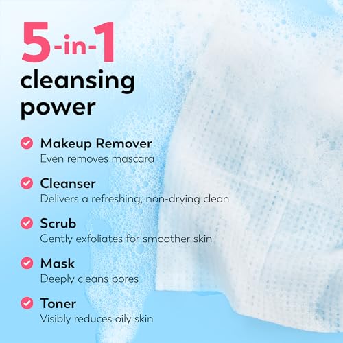 Olay Makeup Remover Wipes, Daily Facials Hydrating Face Cleanser - Product Imagery