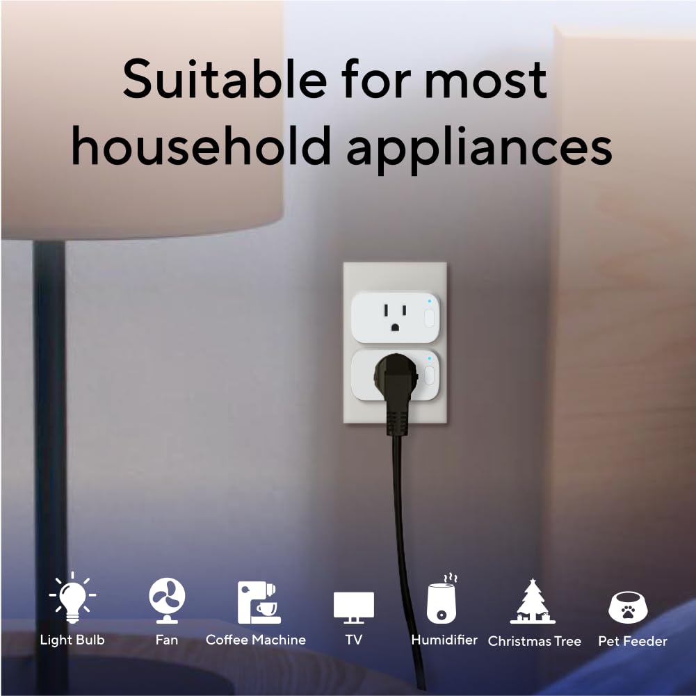 U-tec Matter Smart Plug, 4 Pack, Compatible with Alexa, Google, SmartThings – packaging and label