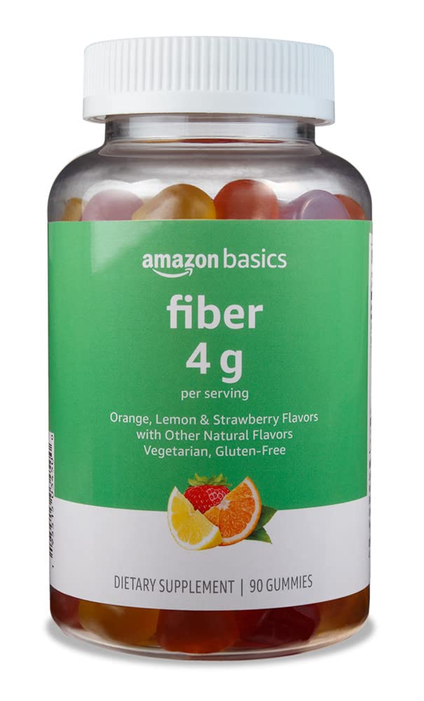 Amazon Basics Fiber Gummies 90 Ct | Digestive Health