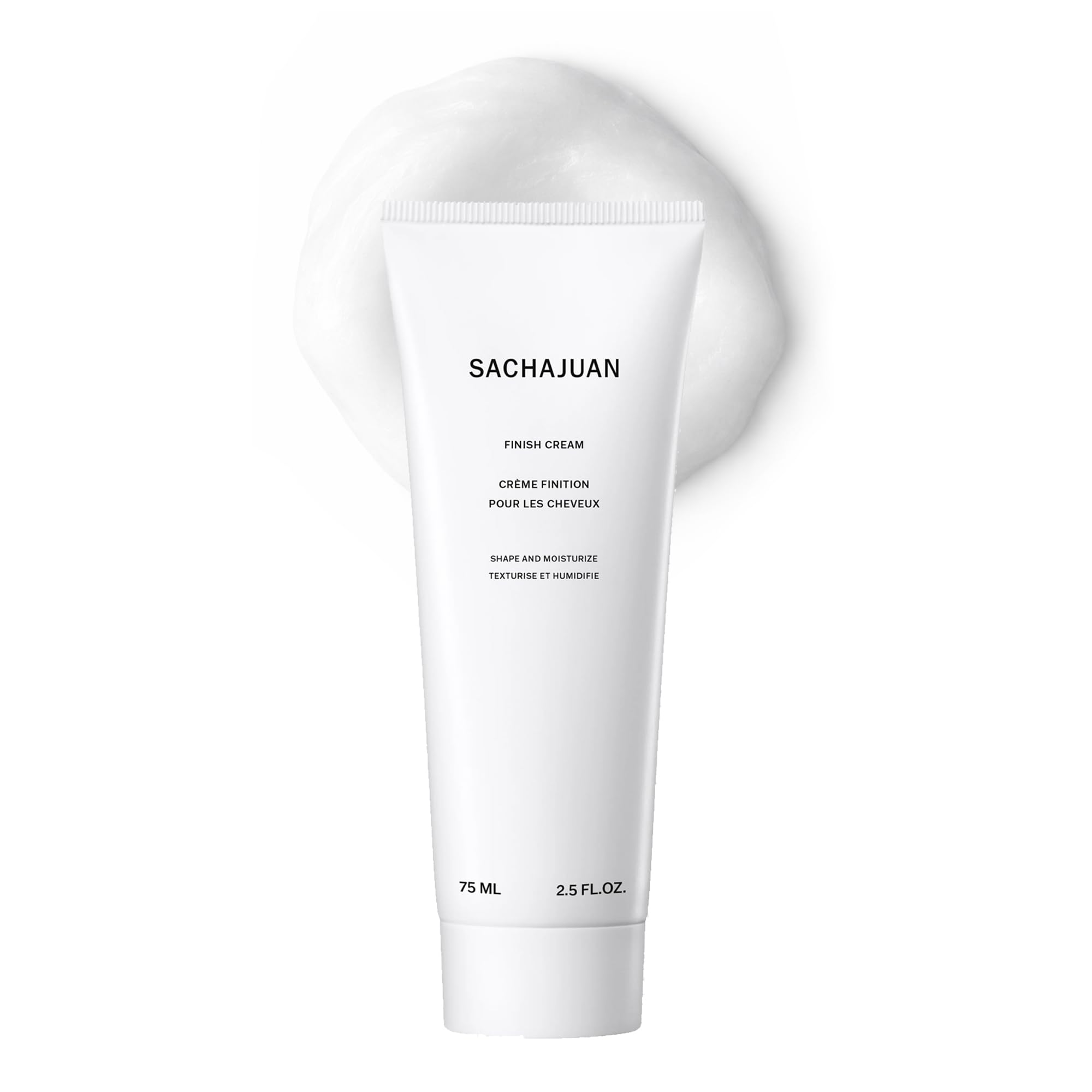 SACHAJUAN Finish Cream for hair styling, providing smoothing and definition, paraben-free, 2.5 oz jar.