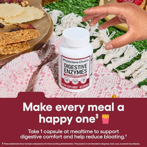 Physician's CHOICE Digestive Enzymes for Bloating & Digestion - - Product Imagery