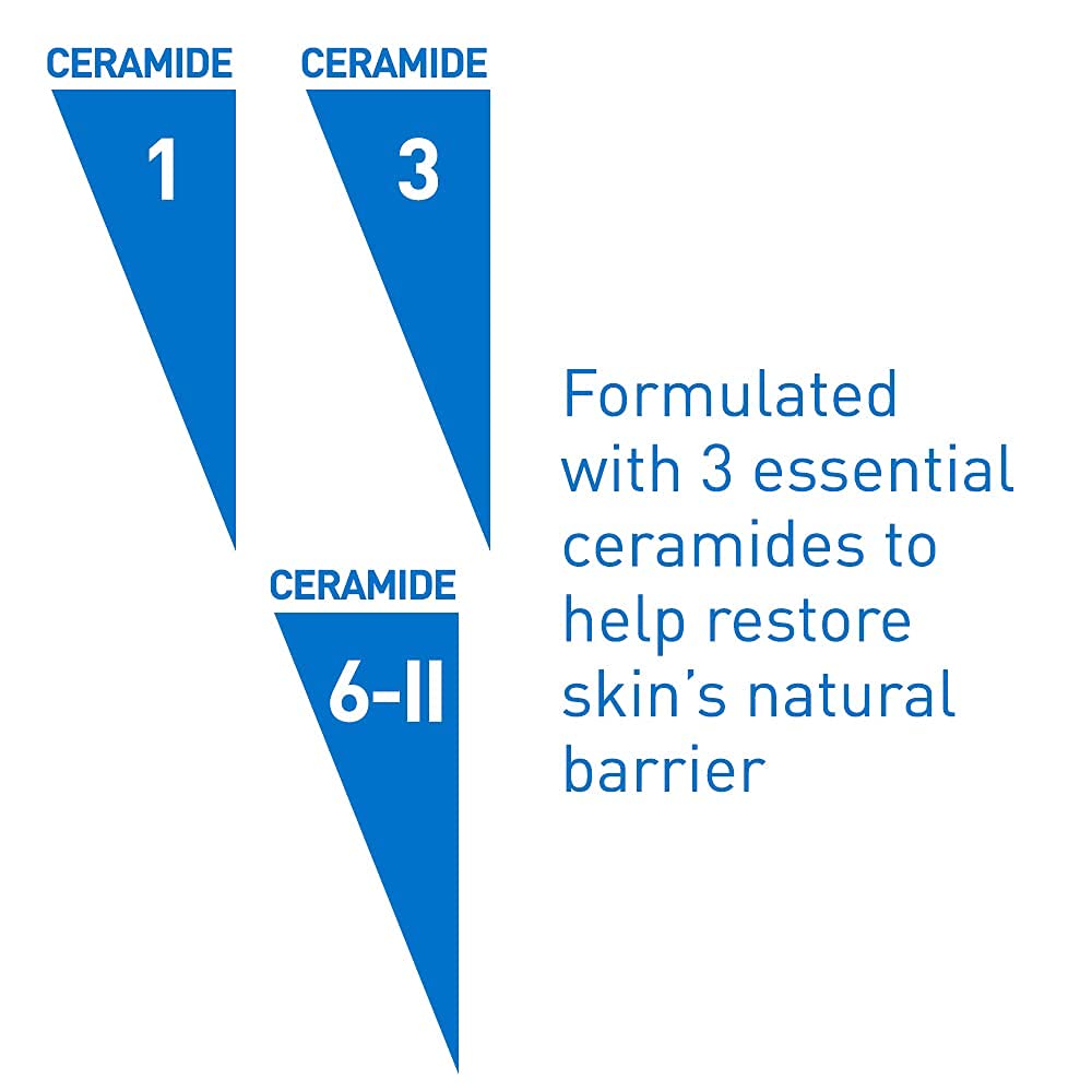 CeraVe Hydrating Cream To Foam Cleanser for dry skin, 19oz, face wash with gentle, hydrating formula and smooth foam texture.