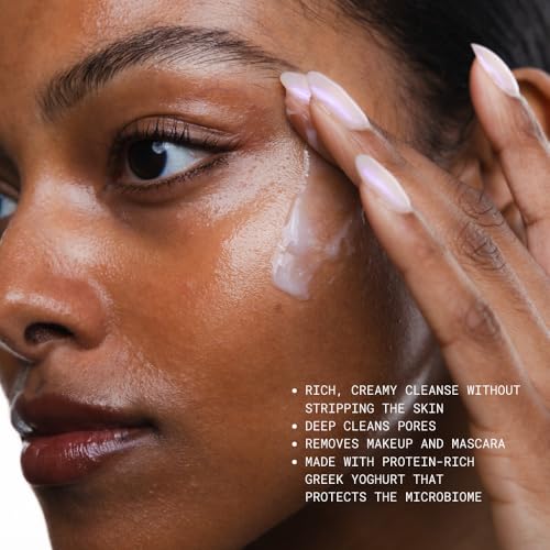 KORRES Greek Yoghurt Foaming Cream Cleanser, Deep Skin Cleansing - Product Imagery